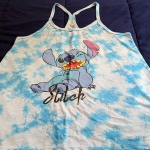 Juniors Disney Stitch Racerback Tank Top